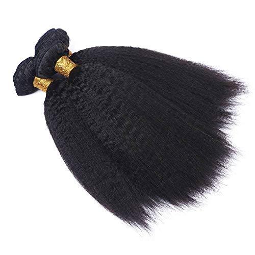 Tony beauty hair Tony Beauty Hair Kinky Straight Malaysian Human Hair Weave Extensions Wholesale 3/4Pcs Lot Iralian Coarse Yaki Virgin Remy Human Hair Bundles Deals 7A Grade Hair Weaving (10 12 14)
