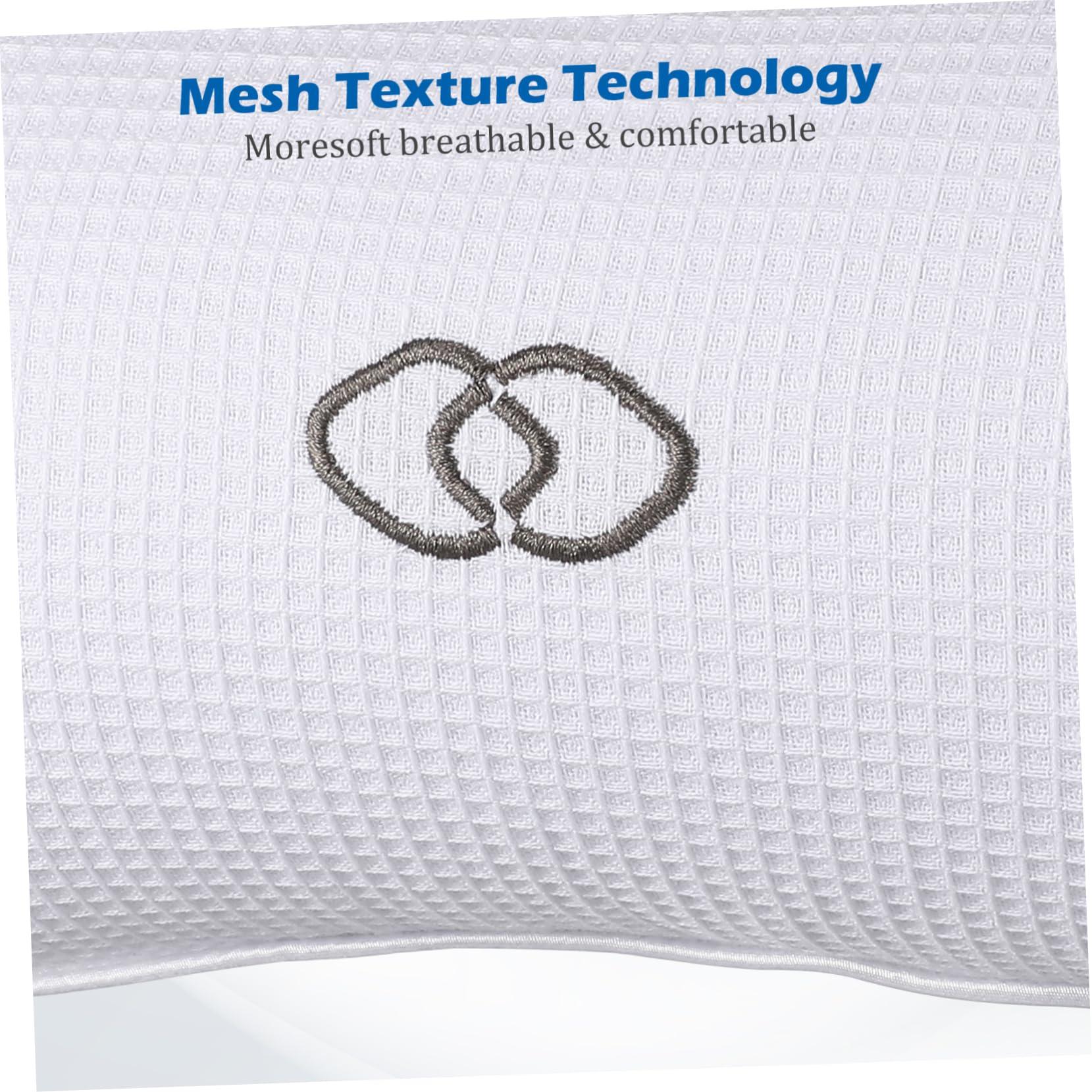 Healeved Healeved Bathtub Pillow Bath spa Pillow Bathtub Neck Pillow Bathroom Bath Pillows Bath Pillow White Bathing Pillows with air Bags Bathroom Pillows Washable Bath mat