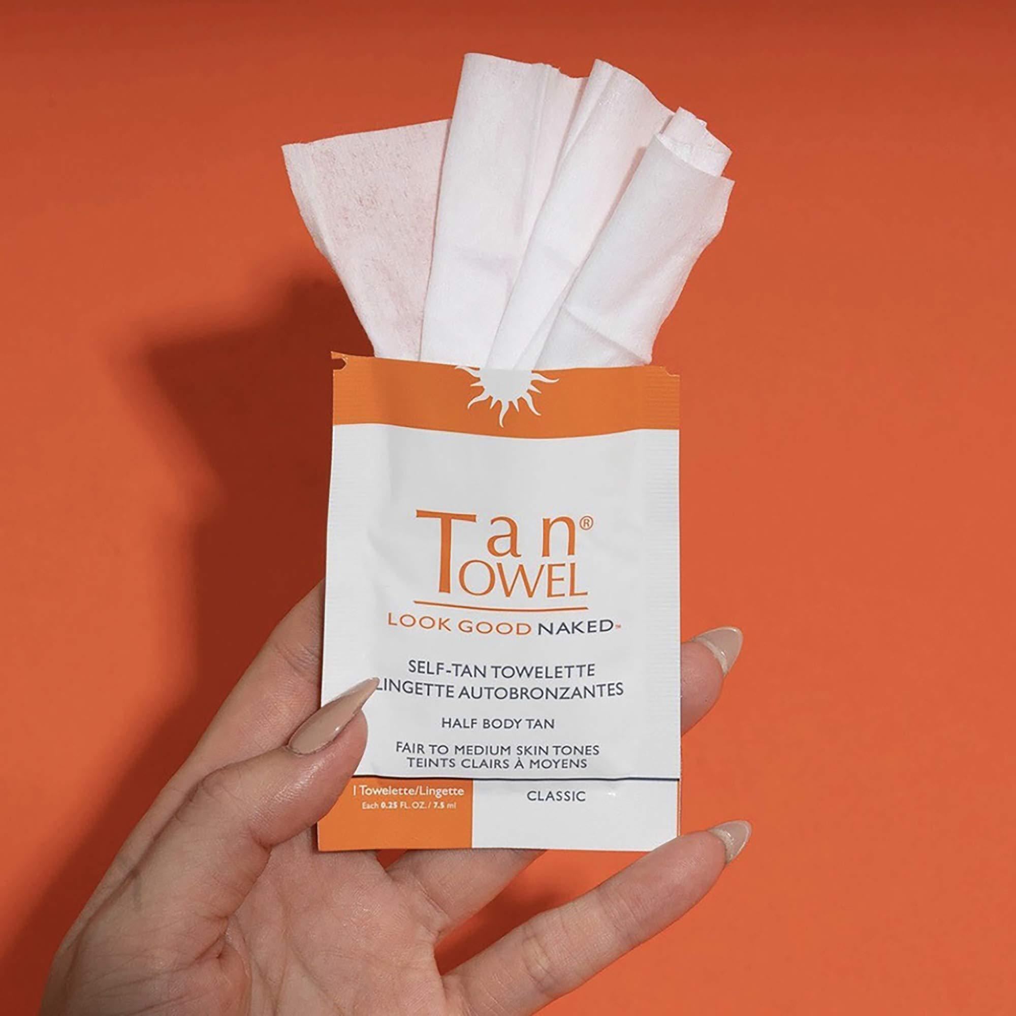 Tantowel Tan Towel Self Tan Towelette Classic 10 Count