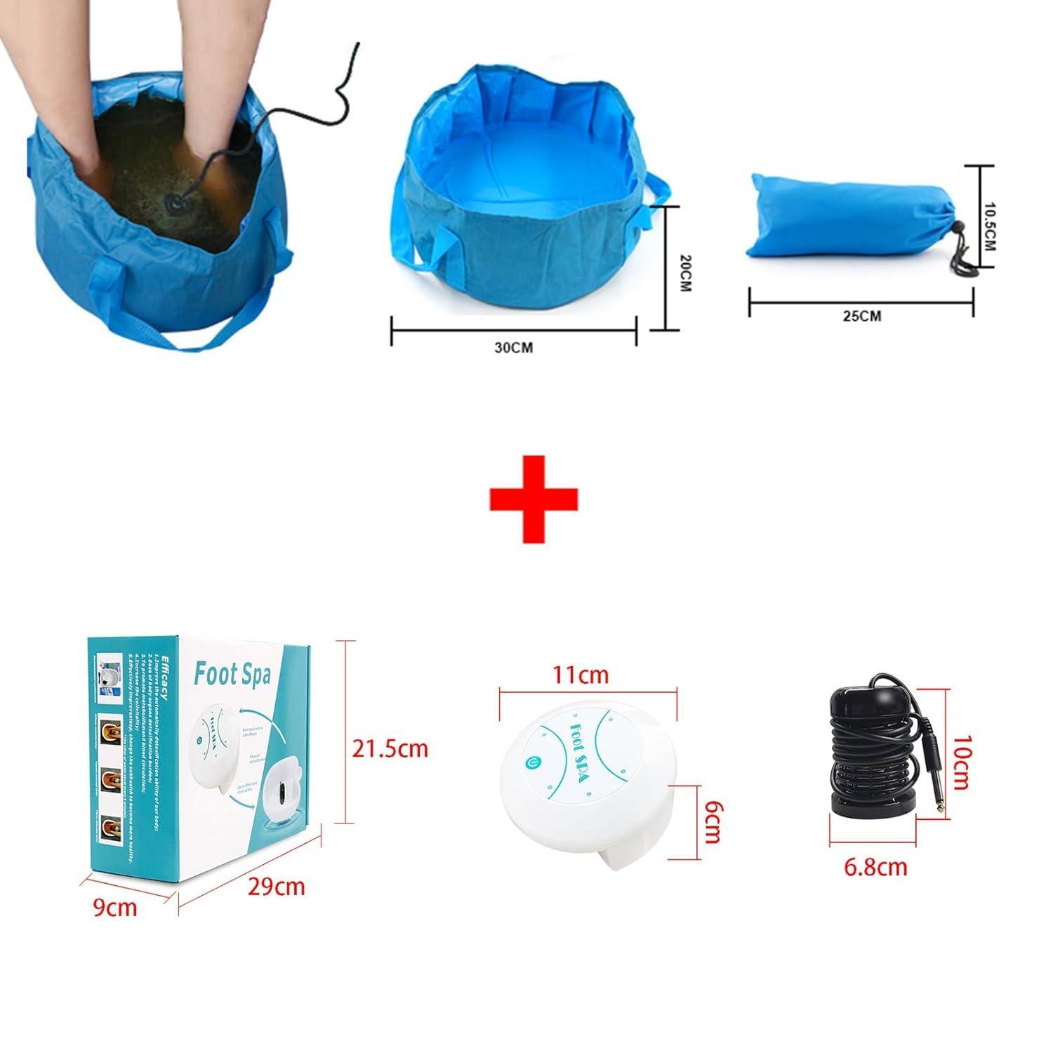 YXJPP Ionic Detox Foot Bath Machine, Foot Detox Spa Ion Cleanse Chi Machine for Home Use Beauty Club Salon, Regain Health & Vitality