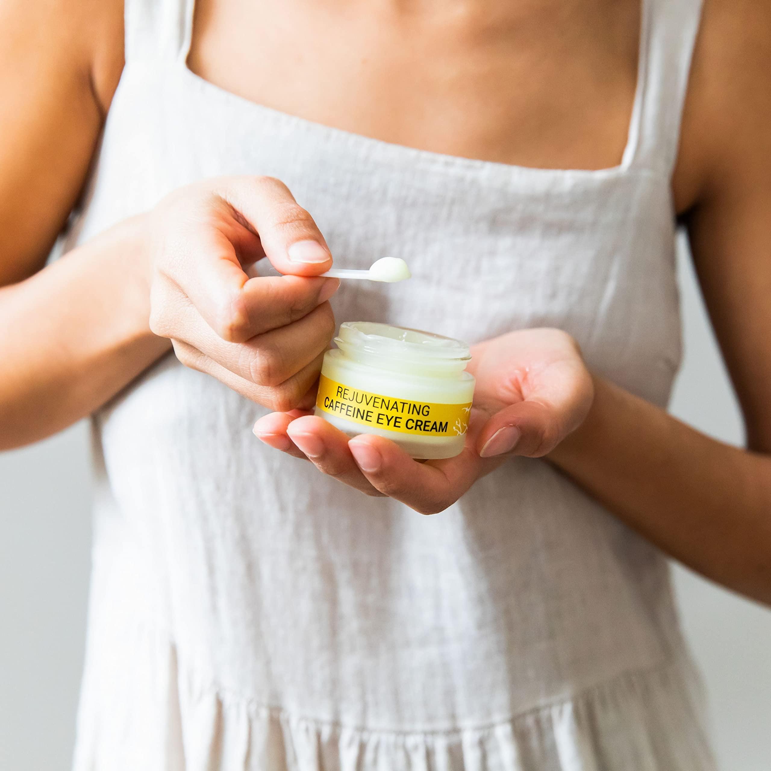 Doppeltree Doppeltree Caffeine Under Eye Cream Anti Aging Men and Women, for Wrinkles, Puffy Eyes and Dark Circles - Brightening & Firming, Minimize Bags, Puffiness and Fine Lines