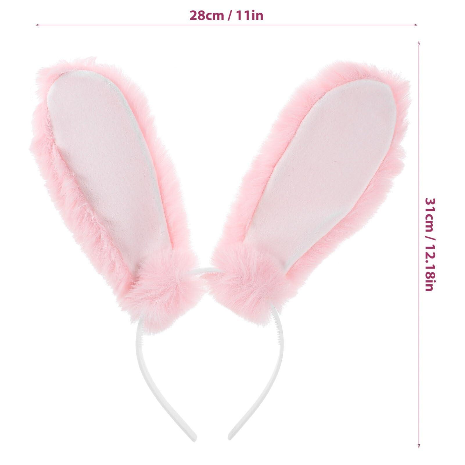 SAFIGLE SAFIGLE Rabbit Hair Clip Rabbit Ear Clips Bunny Ears Headband Plush Rabbit Ears Hair Clasp Bunny Ear Headwear Hair Easter Headbands for Women