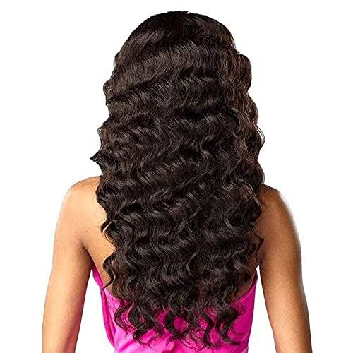 Sensationnel Sensationnel Instant weave half wig - 8 synthetic blendwig adjustable drawstring for seamless hair blending (4 MEDBROWN)