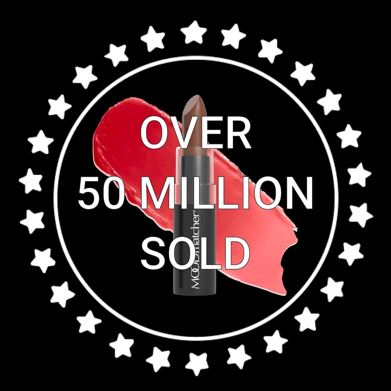 MOOD MATCHER MOODmatcher Original Color Changing Lipstick 12 Hours Long-Lasting, Moisturizing, Smudge-Proof, Glamorous Personalized Color, Premium Quality Made in USA (Red)