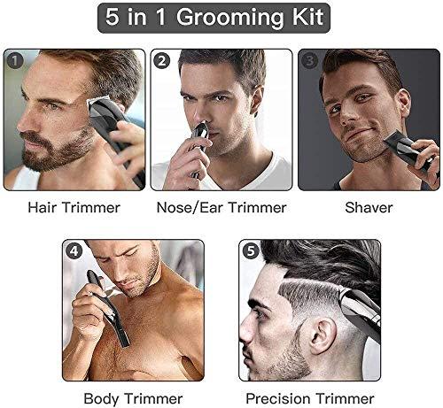 SKipdr Easy hair clipper Professional Hair Clippers cordless Haircut Hair clipper hair trimmer hair clipper men\'s grooming kit for beard, moustache, stubble, ears, nose, armpit, body, homemade wireless and w