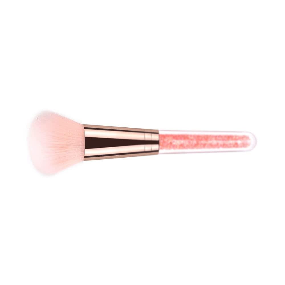 JMKJMJP JMKJMJP Set Of 4 Quicksand Beauty Tools Make-up Set Brushes with Crystal Handle and Nylon Bristles(E)