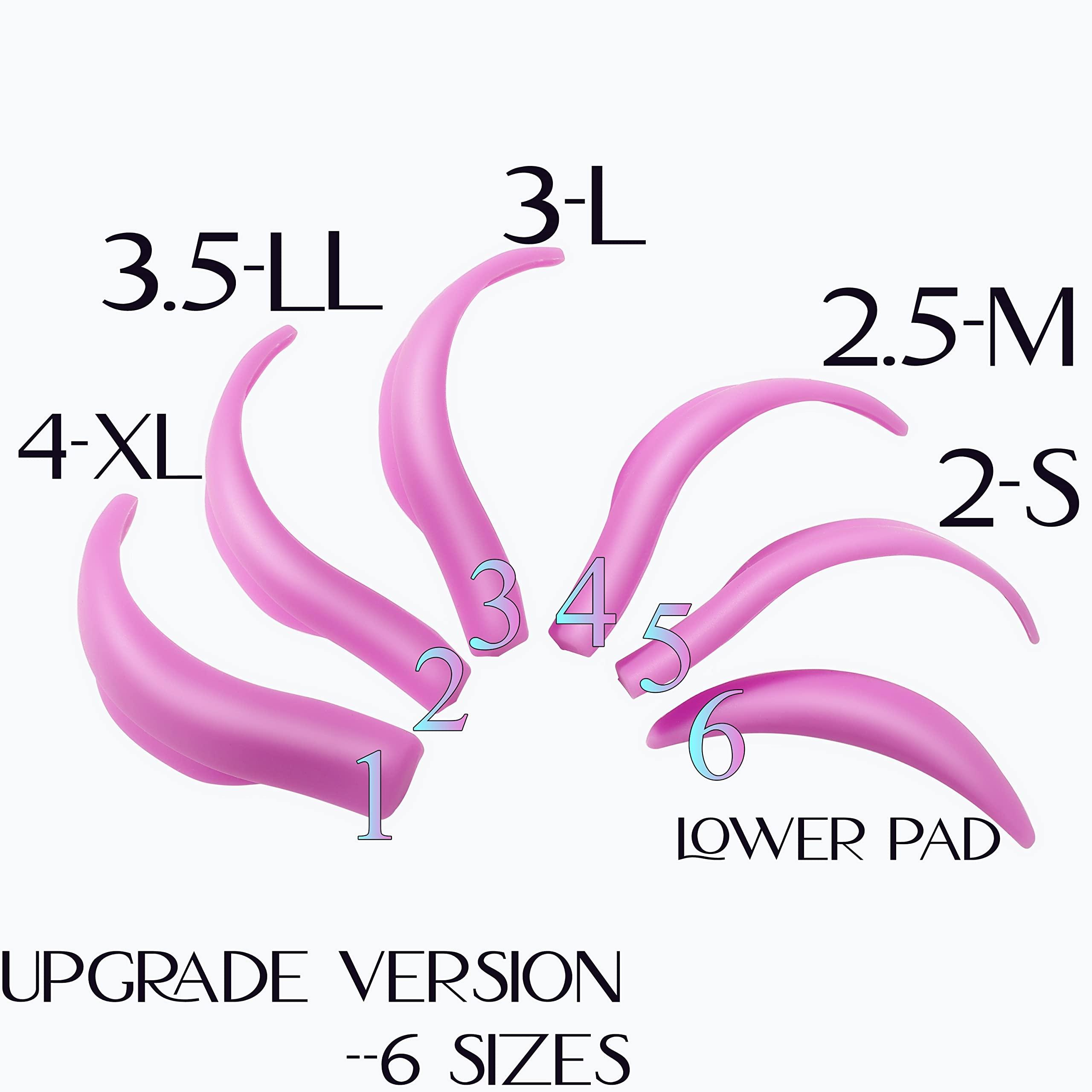 ICONSIAM Lash Lift Pad Shield Katya Vinog DIY Eyelash Perming Pads Mega L Curl Perm Rod Roller No Glue Needed On Eyelid Silicone Guard Lifting Eyelashes Up, Lami Lamination Roller Perm Rods Ultra Soft & Light