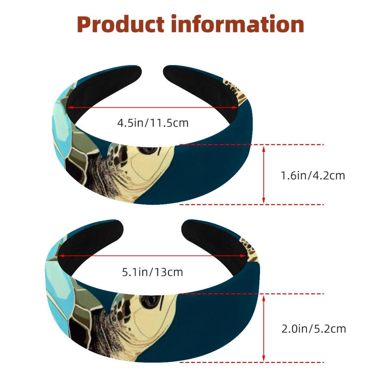 ejnhsgite ejnhsgite Sea Turtle Headband for Women Girls - Head Band Wide Hairband Hair Accessories
