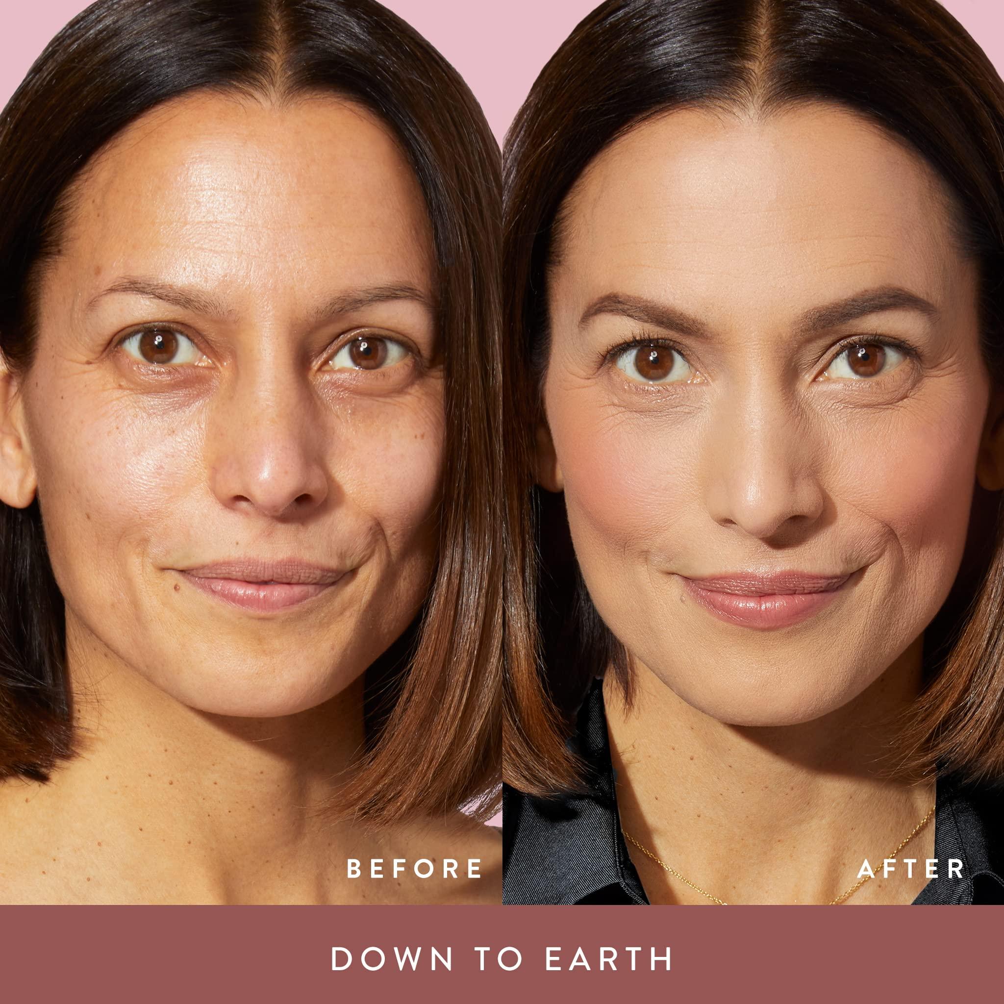 LAURA GELLER NEW YORK LAURA GELLER NEW YORK Baked Blush-n-Brighten Marbleized Blush for Cheeks - Down to Earth - Natural Finish - Buildable Color