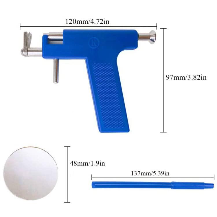Hotorda Hotorda Ear Piercing Gun Tool Professional Ear Body Pierce Piercing Gun Reusable Tools Beauty Kit Set Painless Hole Piercing Machine with 98Pcs Stainless Steel Ears Studs for Ear Nose Navel…