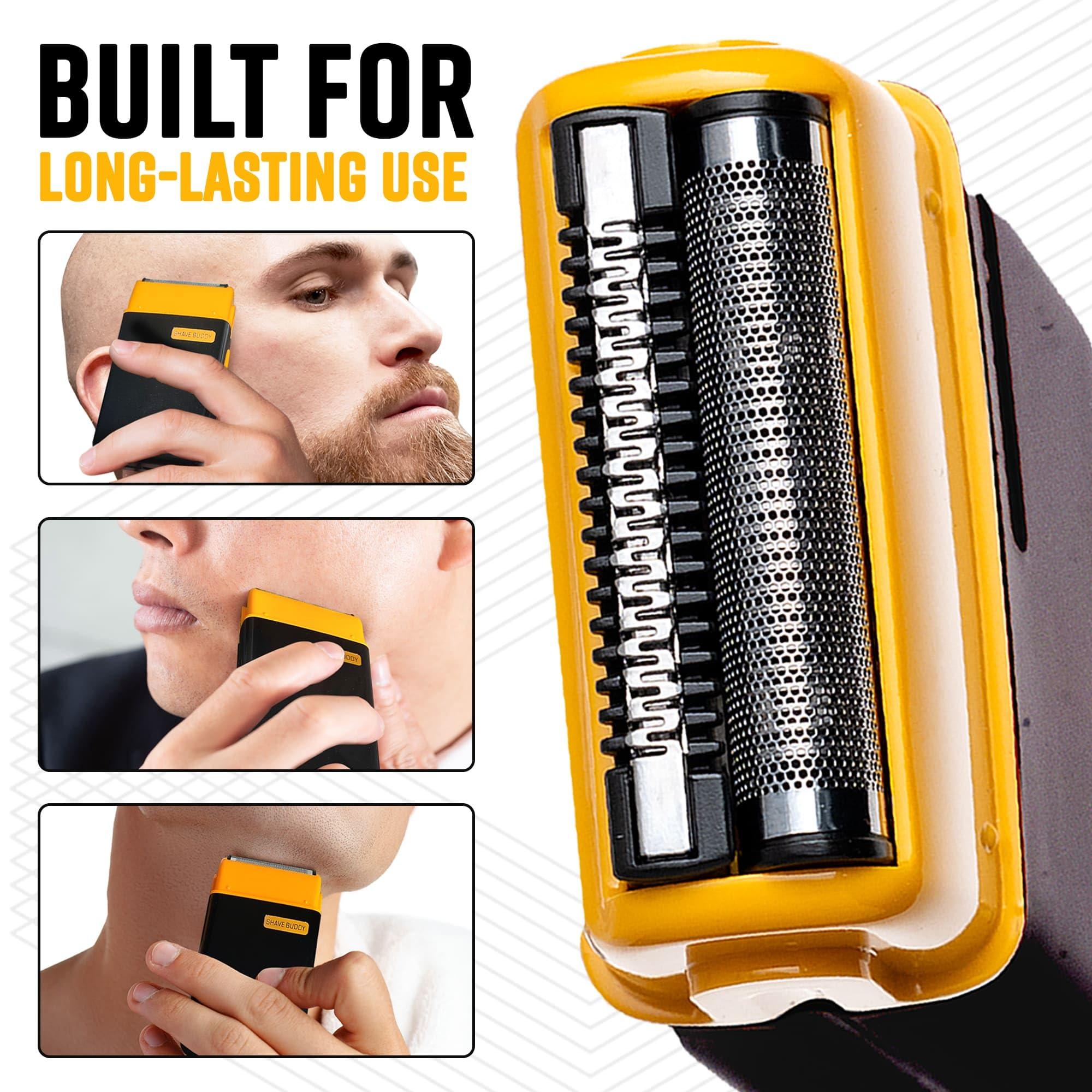 The Cut Buddy Shave Buddy, Compact Foil Electric Shaver for Face & Body, Maintains 5 O'Clock Shadow, Lightweight & Water Resistant, 1 Count