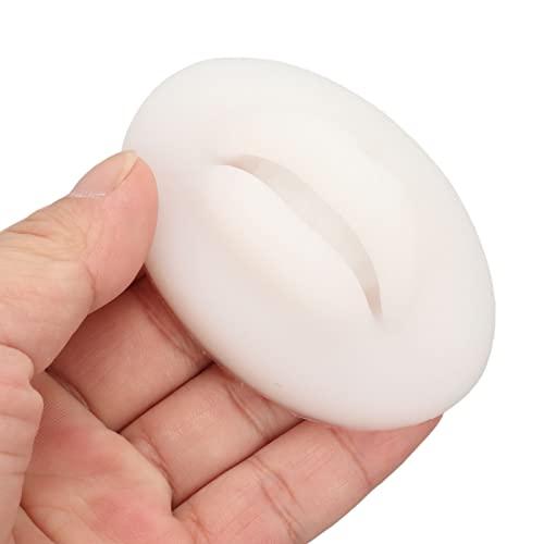 Diydeg Fake Lips, 10PCS Silicone Soft Flexible 3D Open Mouth Easy to Apply Colour Practice Lips Highly Reproducible Portable Silicone Lips Model for Makeup Practice (Semi Transparent