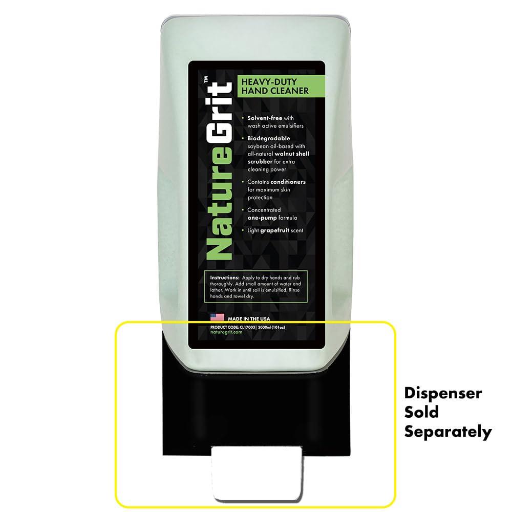 Nature Grit Nature Grit Heavy Duty Industrial Hand Soap Cleaner Refill Walnut Shell Conditioners for Skin Protection for Auto Mechanics, Manufacturing, and Anyone with Working Hands - 3-liter (Single Refill)