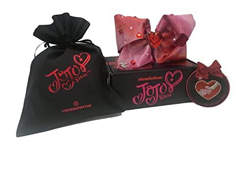 JoJo Siwa Signature Jojo Siwa Bows - Exclusive Bow Collection - Edition #4- One Large Limited Edition Hair Bow & Collectors Pin + Accessories from JOJO SIWAS OFFICIAL BOW CLUB in a giftable box