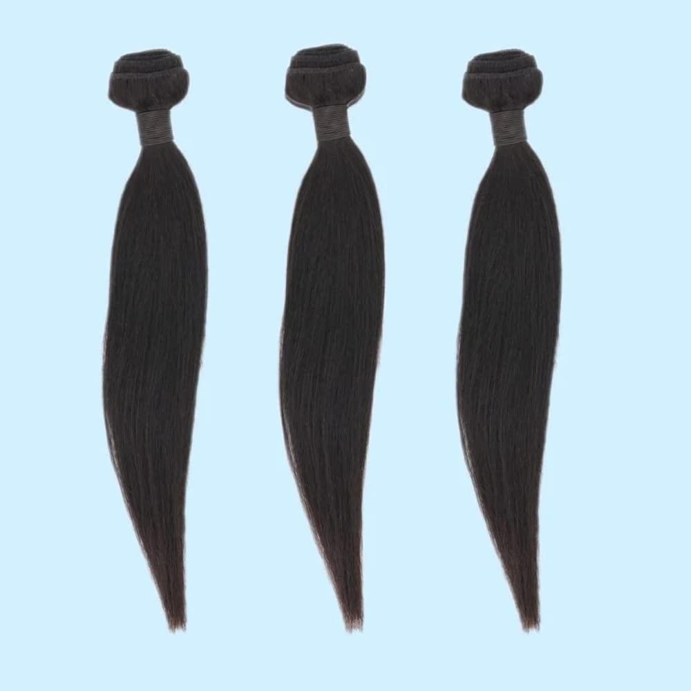 L.A. Hair Sisters Virgin Hair Malaysian Silky Straight Bundle Deals 18\" 20\" 22\"