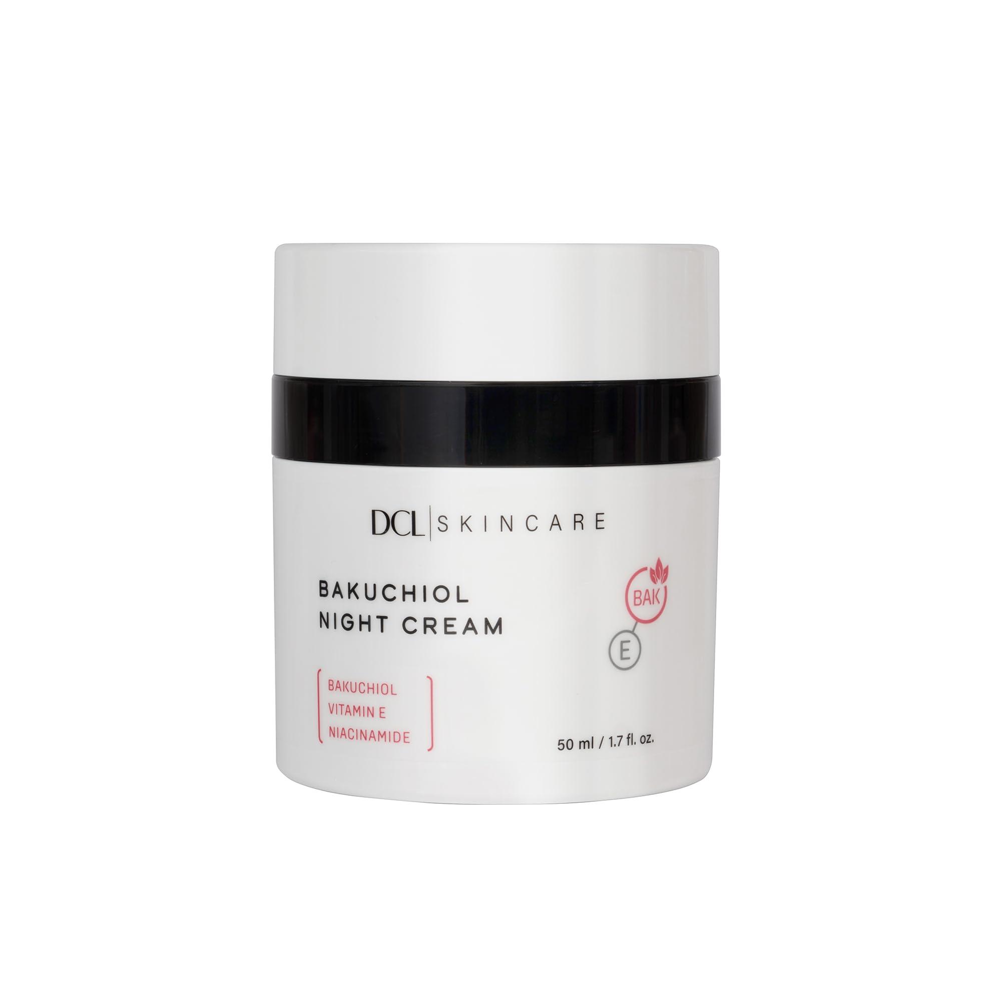 DCL DCL Skincare Bakuchiol Night Cream Natural Retinol Alternative with Niacinamide and Vitamin E, 1.7 mL