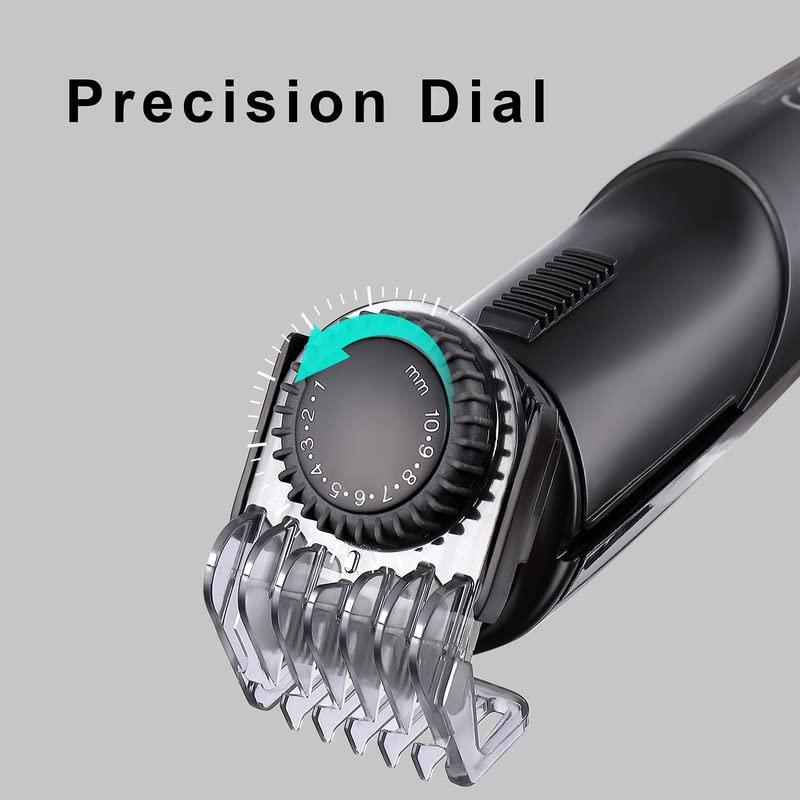 Hatteker Hatteker Mens Hair Clipper Beard Trimmer Grooming kit Hair Trimmer Mustache Trimmer Body Groomer Trimmer for Nose Ear Facial Hair Cordless Waterproof 5 in 1