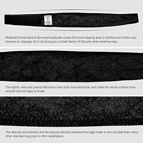 Dreamlover Dreamlover Wig Grip Band for Women, Black