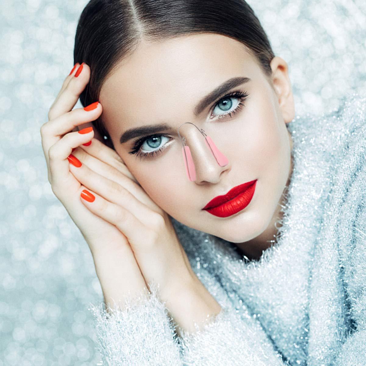 NOLITOY NOLITOY 4pcs Nose Slimmer Clip Nose Lifter and Shaper Nasal Bridge Nose up Clip Nose Higher Clip Nose Slimming Shaper Nose Lifter Shaper Nose Shaper Miss Big Nose Beauty Products