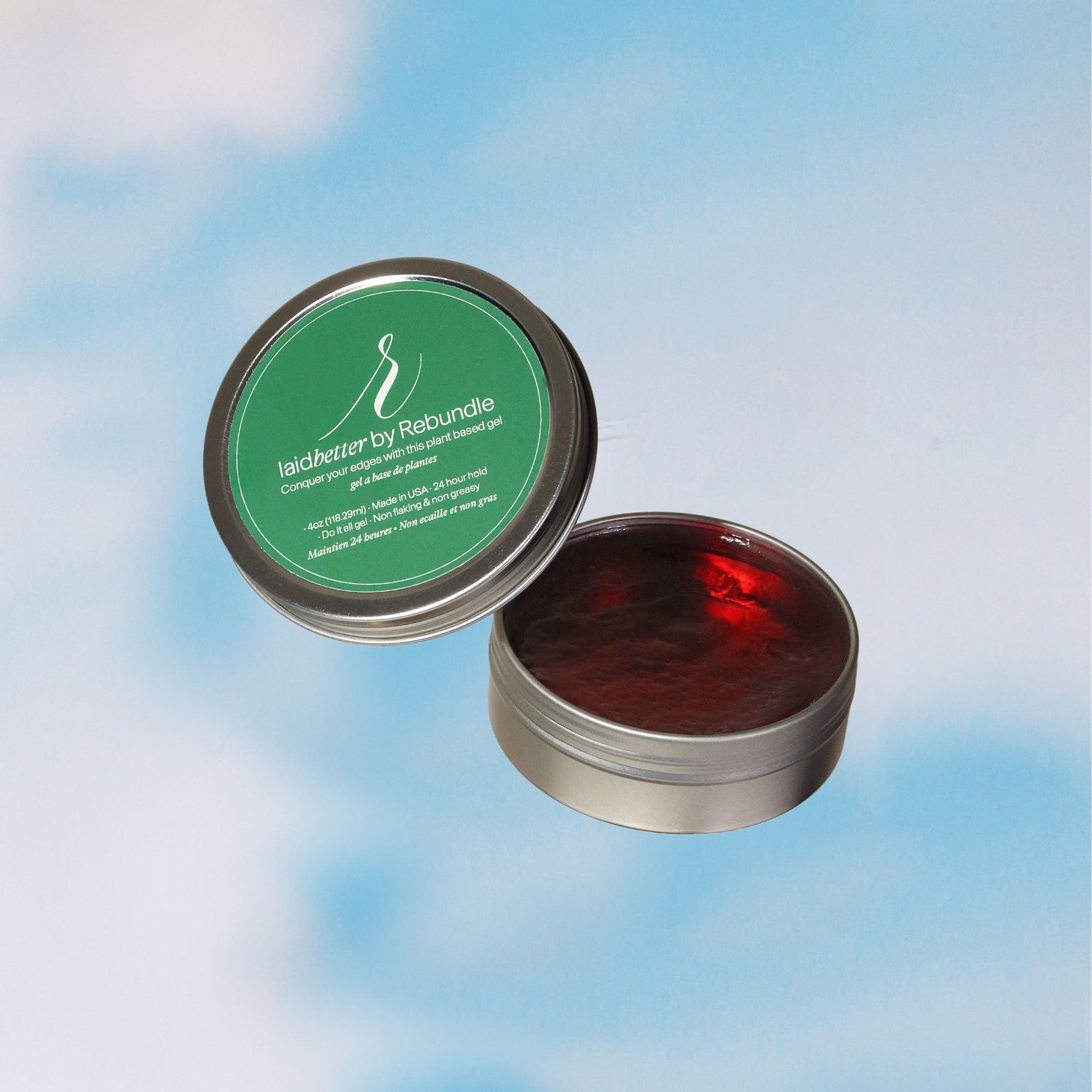 Rebundle Rebundle laidBetter Edge Gel | Made with Natural Ingredients | Long-Lasting Hold | Moisturizing & Flake-Free Formula