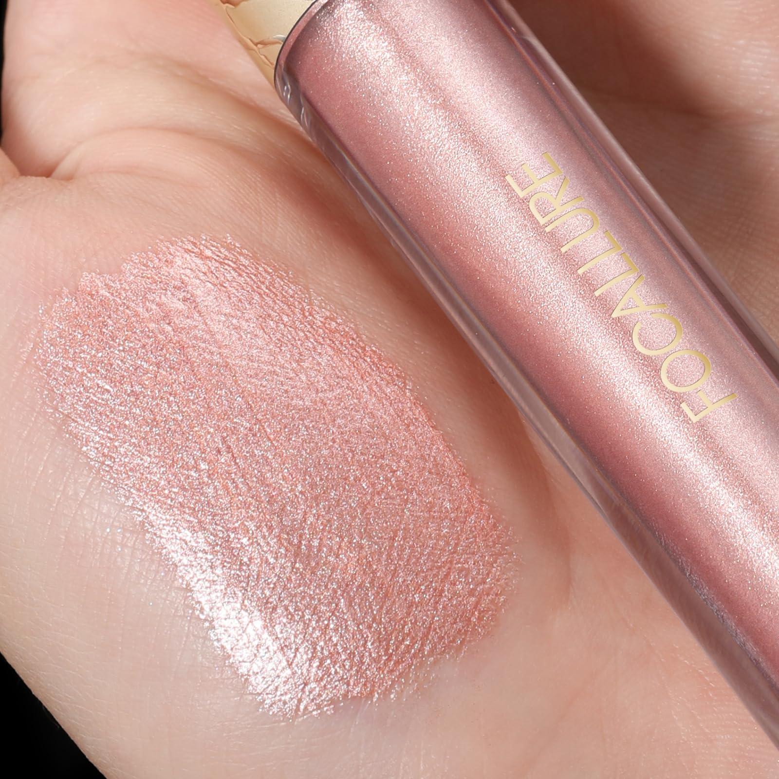 FOCALLURE FOCALLURE Metallic Liquid Lipstick,Non Stick Cup Lip Gloss,High Impact Lip Color with Transfer-proof Wear,Long Lasting & Waterproof Lipstick Makeup for Women,YoungLust