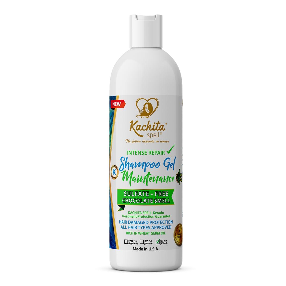 Kachita Spell Kachita Spell Brazilian 3D Chocolate Keratin Hair Treatment Kit - Instantly Straightens, Smooths, Repairs, Conditions, and Strengthens Hair. Made in USA, Professional Results