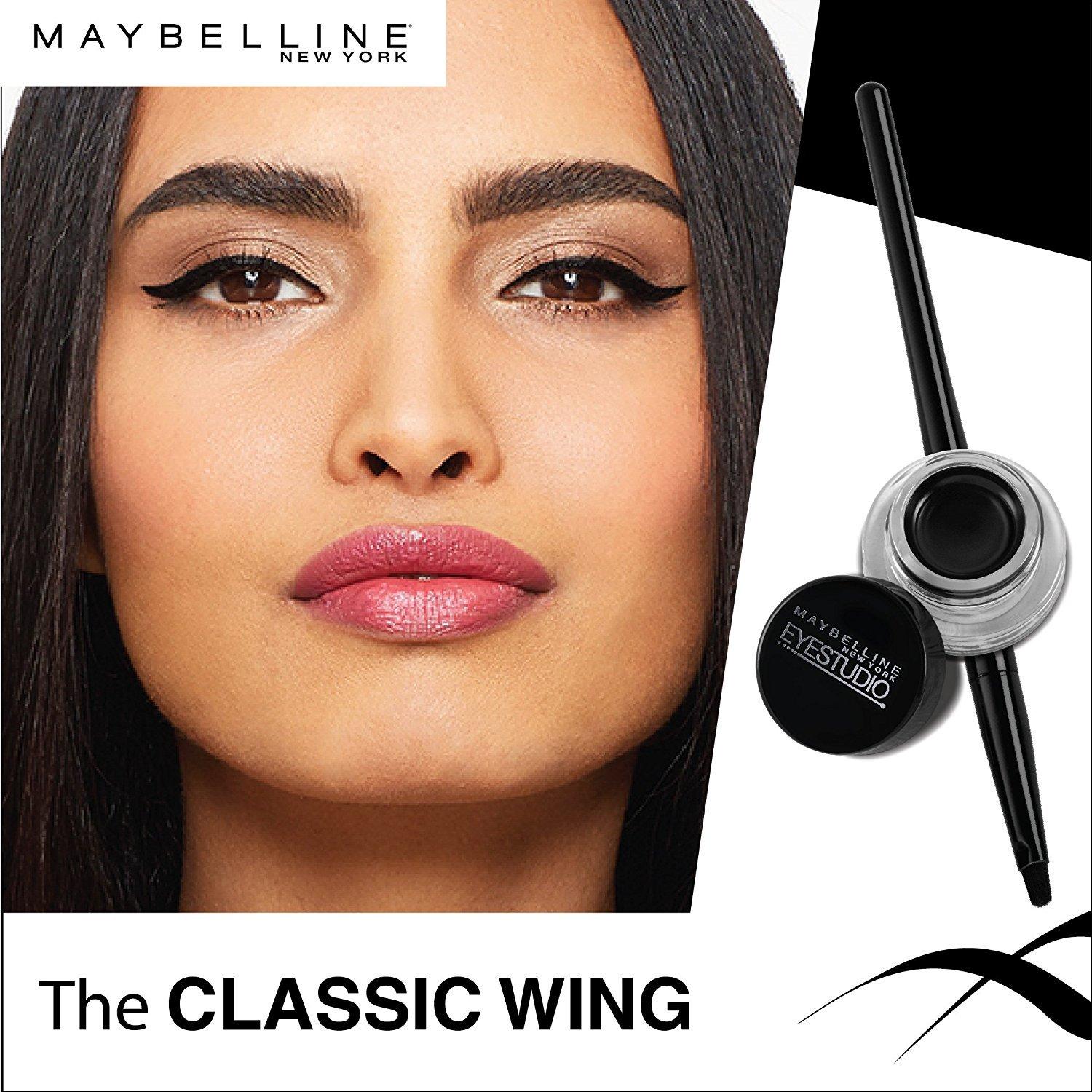 Maybelline New York MAYBELLINE New York Eye Studio Lasting Drama Gel Eyeliner, Waterproof, Brown 952, 0.106 oz - packaging may vary