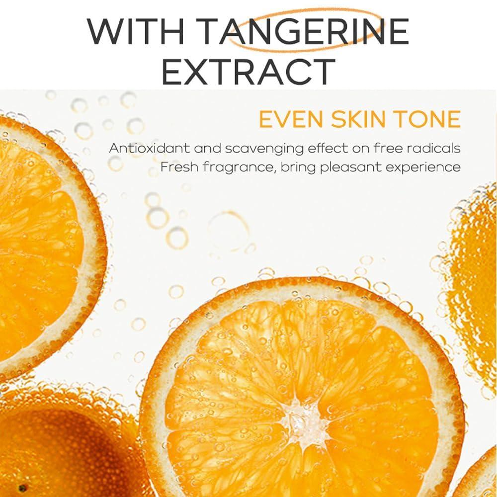 Yasovigi Vitamin C Skincare Set, Moisturizing Face Skin Care Kit with Facial Cleanser, Face Serum, Face Cream, Eye Cream, Toner For Hydrating Skin, Anti-Aging Skin