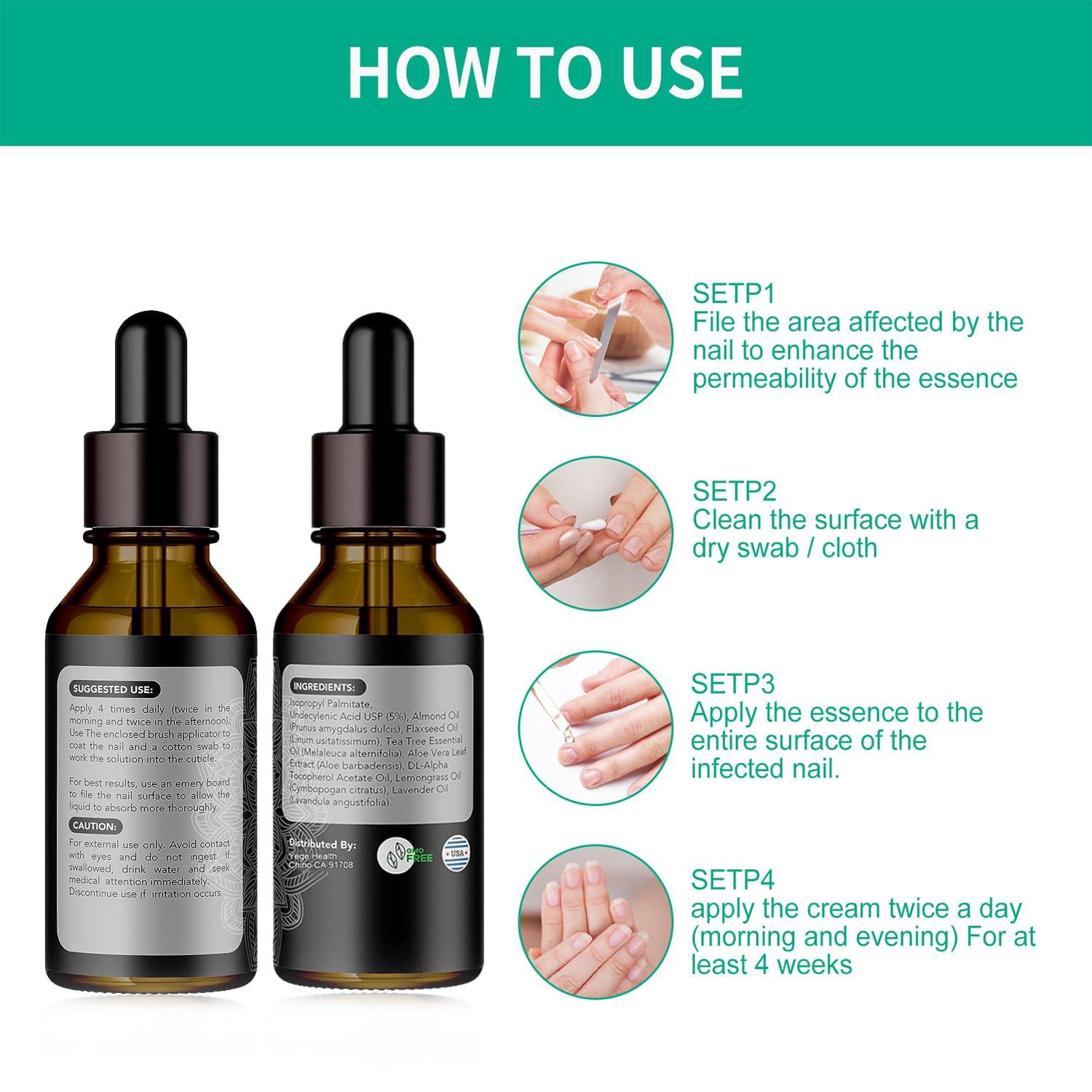 YEGE 3 Pack-Metanail Toenail Treatment Nail Growth Treatment for Toenail Treatment Extra Strength for Repairing Damaged and Discolored Nails