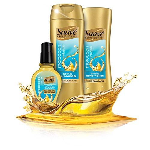 Suave Suave Shine Shampoo and Conditioner, Moroccan Infusion, 12.6 Fl Oz (Pack of 2)
