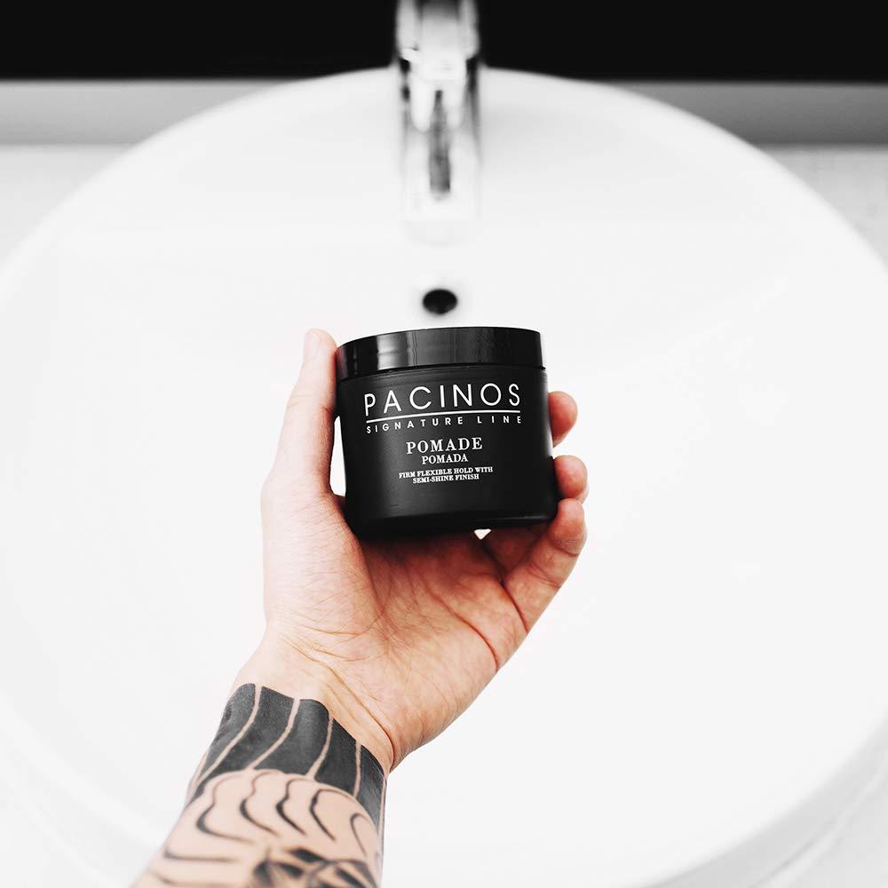 Pacinos Pacinos Pomade - Flexible Hold, Frizz Control - High Shine Pomade for All Hair Types