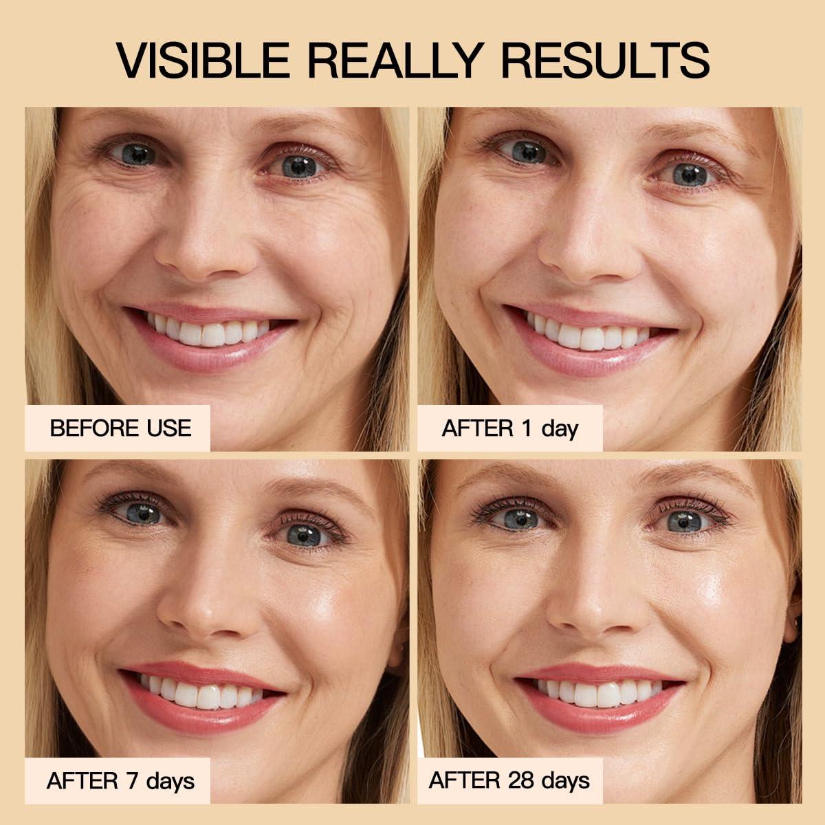 HKH Pro-Retinol Serum For Face Anti-Aging Wrinkle 48 Capsules, Vitamin C Anti-Wrinkle,Vitamin A Retinol Collagen Anti-Aging Night Serum For Women,Smooth,Hydrate,Firming Skin,Travel Portable