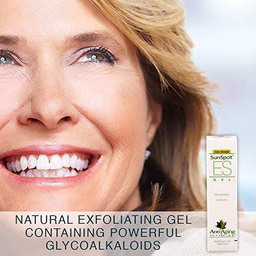 Lane Innovative Lane Innovative - SunSpot ES, Natural Exfoliating Gel, Skin Rejuvenating Ingredients, Including Aloe Vera and Tea Tree Oil (0.5 Ounce)