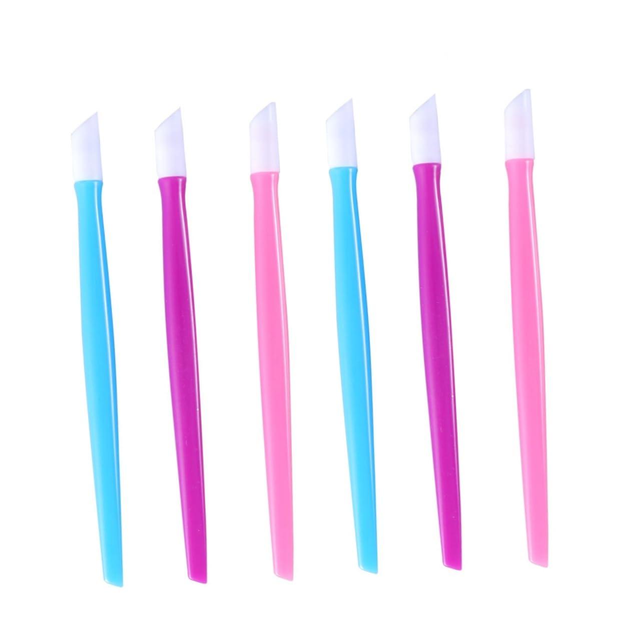 minkissy minkissy Sets Nail Art Tools Set Cuticle Pusher Cleaning Stick Pushers Nail Polishers Manicure Essentials Pcs