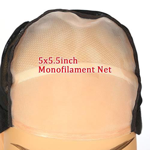 BTWTRY BTWTRY 5x5.5inch MONO Wig Caps for Making Wigs with Adjustable Strap 1pc Monofilament Wig Cap DIY Wigs Black Dome Weaving Mesh Wig Cap for Women and Girls (1pc, Small)