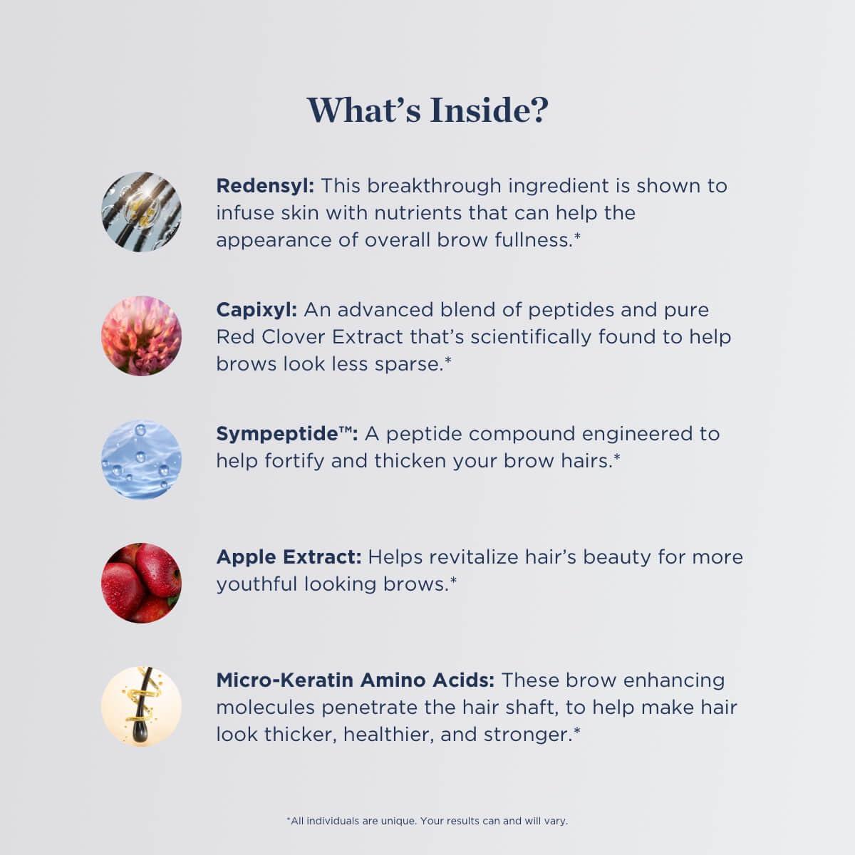 Beverly Hills MD Beverly Hills MD Thick + Full Brow Serum- Enhancing Growth Formula for Visibly Fuller, Thicker Looking Brows- Supports Healthy Keratin Production