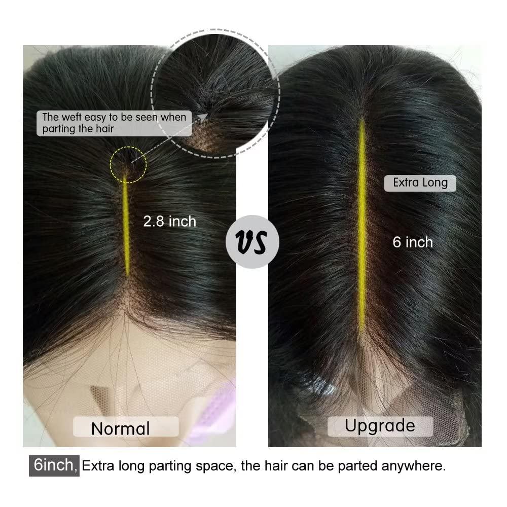 Imeya 13x6 HD Deep Part Chocolate Brown Losse Wave Lace Front Wigs Short Bob Brazilian Loose Deep Wave Virgin Invisible Lace Front Human Hair Wigs Pre Plucked With Baby Hair For Women (14 inch, Loose Wave)