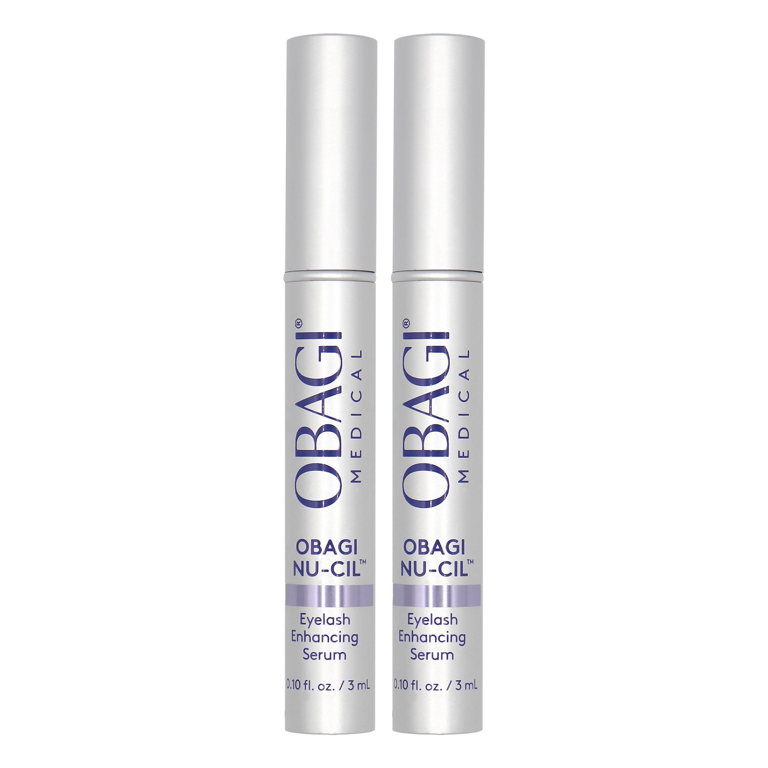 Obagi Medical Obagi Nu-Cil Eyelash Enhancing Serum Nourishing Lash Serum with Biotin for Thicker & More Defined-Looking Lashes 0.1 oz, Pack of 2