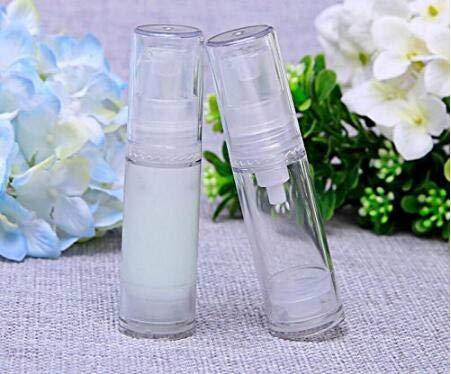 erioctry erioctry 5ML Airless Pump Bottle-Empty Refillable Clear Airless Vacuum Pump Cream Lotion Bottle Travel Bottles Toiletries Liquid Container for Cosmetic Make-up Pack of 6 (5ml)