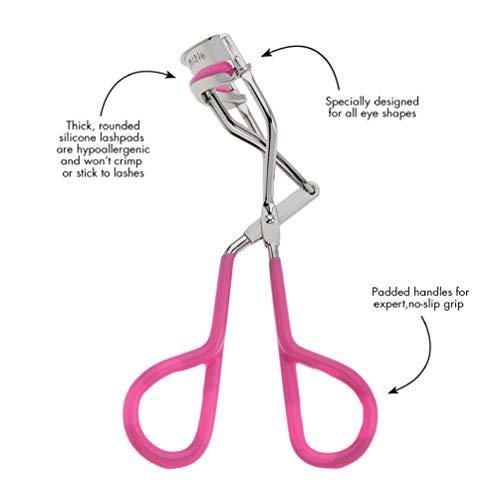 Tweezerman Tweezerman Neon Great Grip Eyelash Curler, Pink, 0.3 Oz