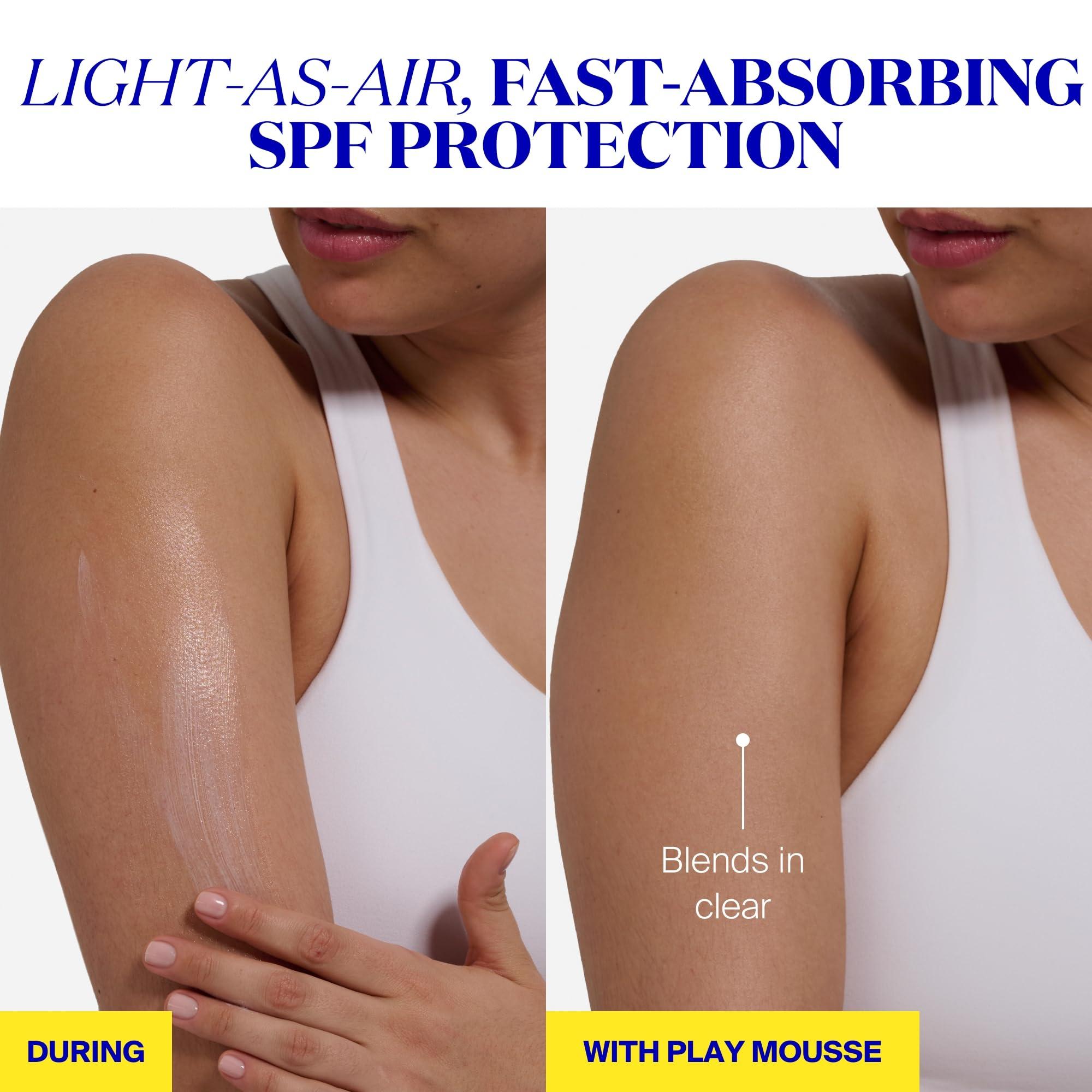 Supergoop! Supergoop! PLAY Body Mousse SPF 50 with Blue Sea Kale - 6.5 oz - Broad Spectrum Whipped Sunscreen for Sensitive Skin - Fun to Apply - Great for Active Days