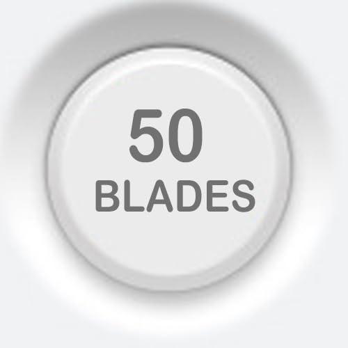 WEISHI WEISHI 50 Count Double Edge Safety Razor Extra Stainless Blades