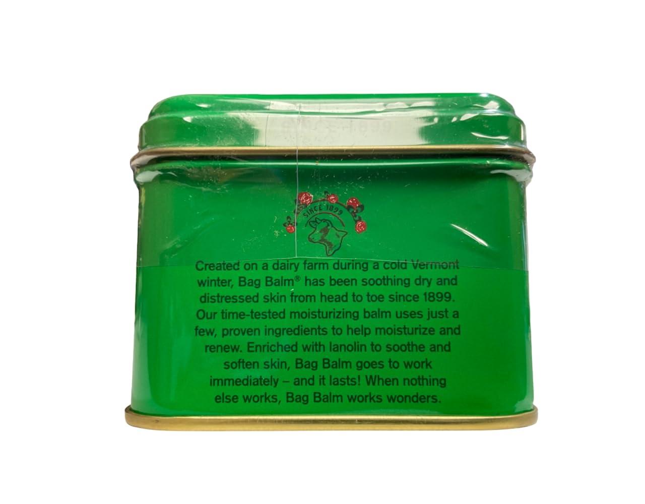 Bag Balm Bag Balm Vermont\'s Original Moisturizing for Dry Skin, Chapped Lips, Cracked Heels, Dog Paw Pads + More. 118 ml (4 oz) Tin (3)