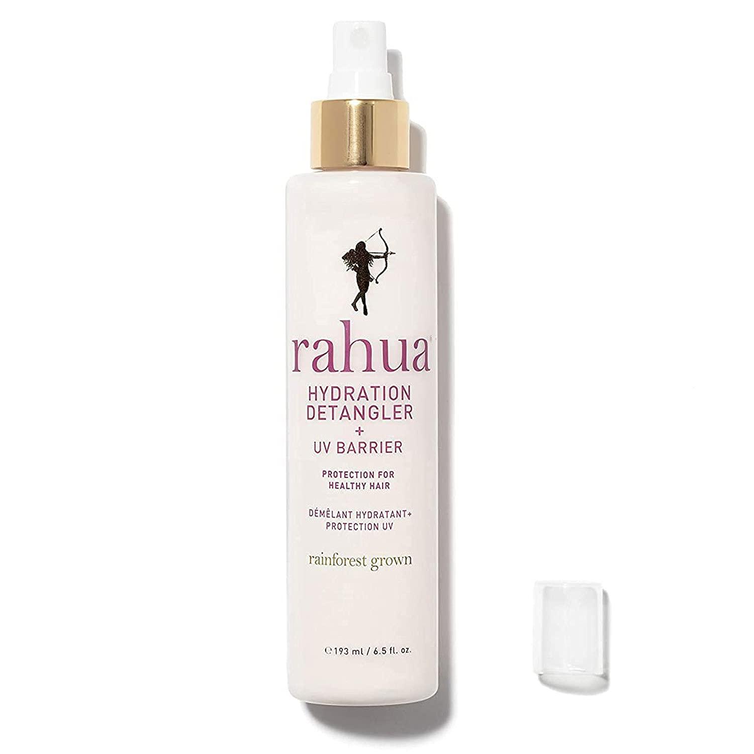 Rahua Rahua Curl Care Treatment Set, Hydration Detangler + UV Barrier 6.5 Fl. oz., Leave-in Treatment 2fl. Oz with Curl Styler, protects curls from harmful UV rays and environmental stressors.