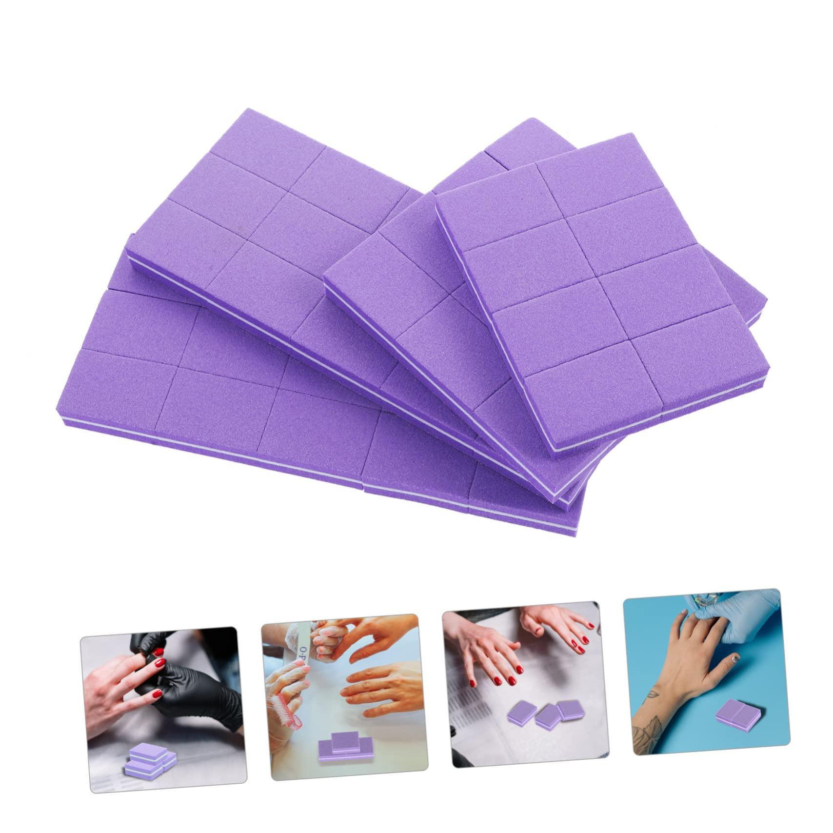 PLAFOPE PLAFOPE Professional Manicure Kit 50pcs Nail File Buffer Block Sponge Nail Buffers Fingernail Files Buffer Nail Buffing Block for Acrylic Nails