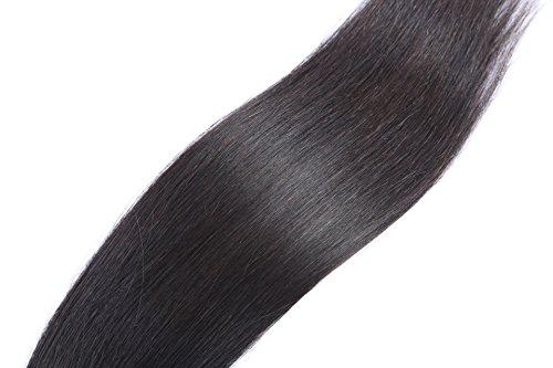Quercy Quercy Hair® 1 Pack Raw Virgin Remy Silky Straight Weave Style Peruvian Best Human Hair Weave 8inch