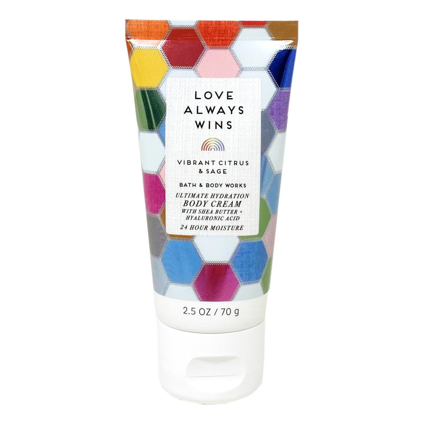 Bath and Body Work Generic Bath and Body Work Love Always Wins 2 Piece Set - Mist and Body Cream - Travel Size