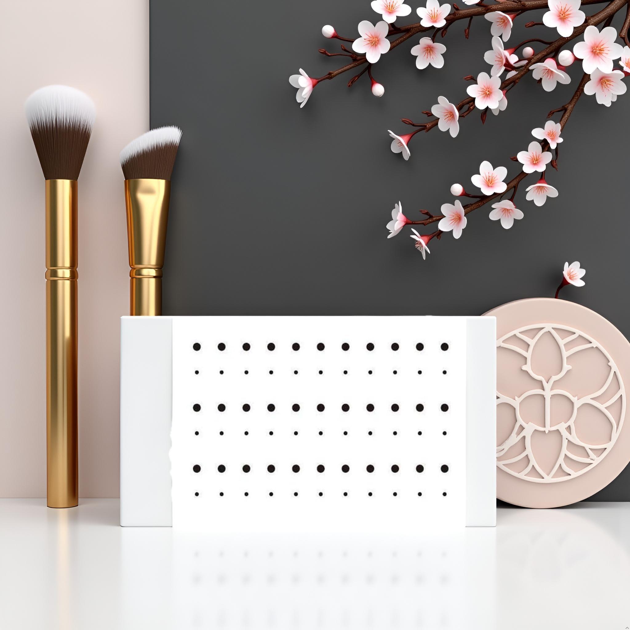 SquarezhenBo 10Pcs Tattoo Stickers,Korean Style Temporary Tattoos,Black Dot Fake Tattoo Beauty Stickers, Eye Corner Body Art Tear Mole Tattoo Stickers Temporary Tattoos