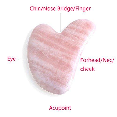 fengshuisale Feng Shui GuaSha Scraping Massage Tool,Kinglead Handmade Natural Stone Body Gua Sha Board For SPA Acupuncture Therapy W3417