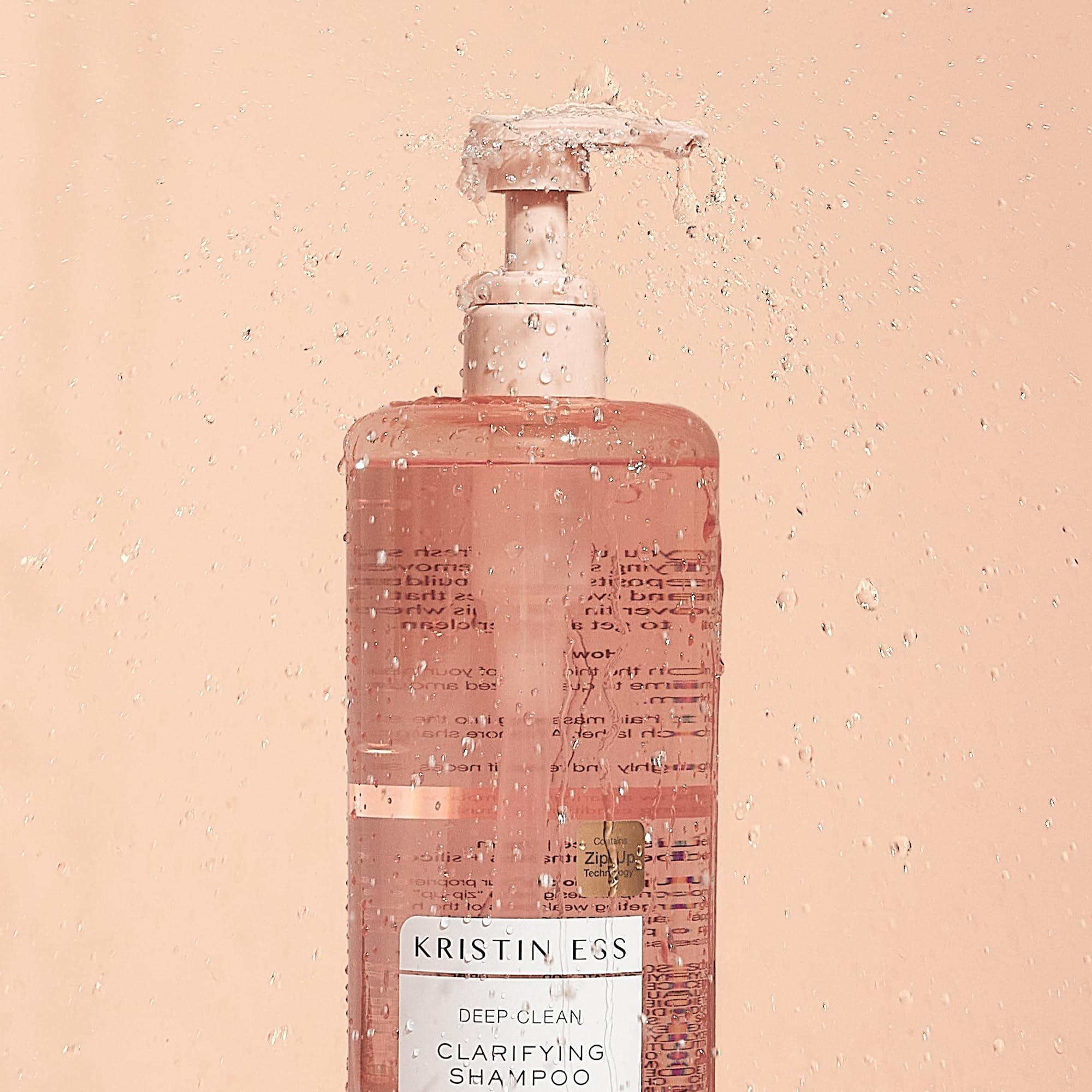 Kristin Ess Kristin Ess Hair Deep Clean Clarifying Shampoo + Signature Conditioner Set for Build Up, Dirt and Oil on Hair and Scalp, Condition + Detox Oily Hair, Vegan, 33.8 fl oz
